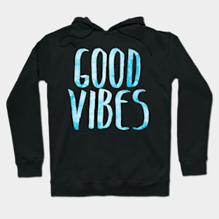 Good Vibes Blue Hoodie